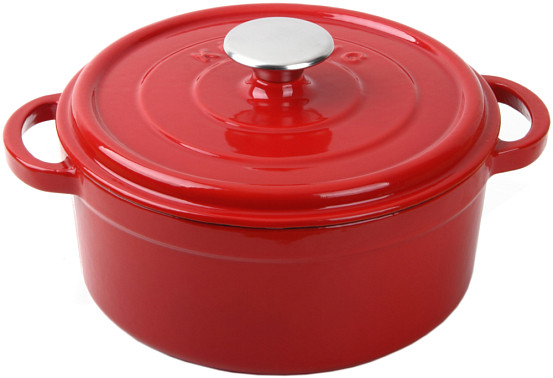 Чугунная кастрюля с крышкой Korting K 1224 R