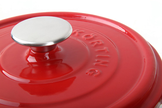 Чугунная кастрюля с крышкой Korting K 1224 R