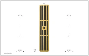 Варочная панель Kuppersbusch KMI 8500.0 WR Gold с вытяжкой