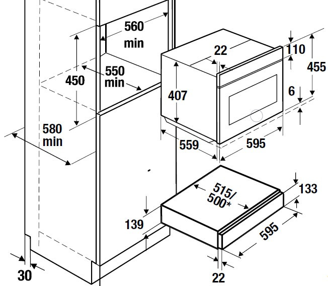 Выдвижной ящик Kuppersbusch CSZ 6800.0 GPH