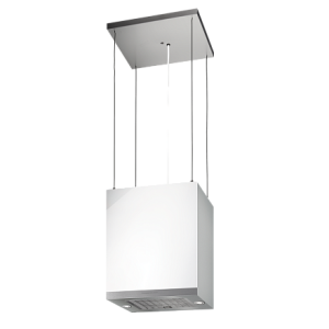 Вытяжка Kuppersbusch DI 3800.0 W белое стекло островная