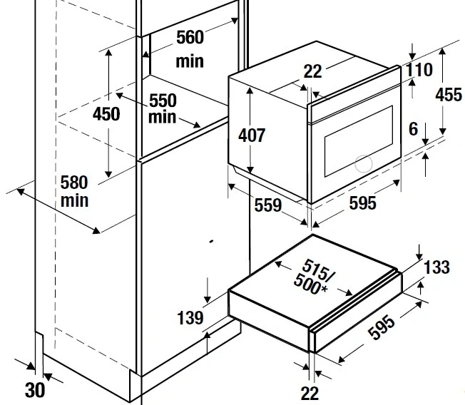Выдвижной ящик Kuppersbusch CSZ 6800.0 G7 Copper