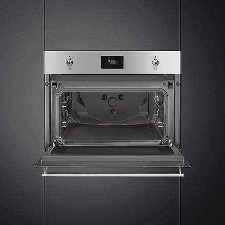 Микроволновая печь Smeg SO4301M0X встраиваемая