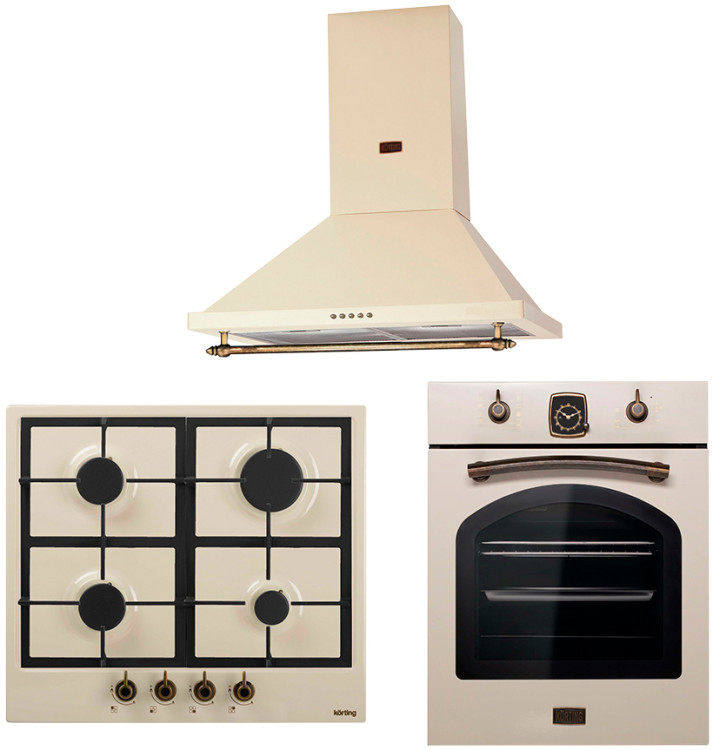 Комплект Korting (HG 660 CRB OKB 4941 CRB KHC 6750 RB)