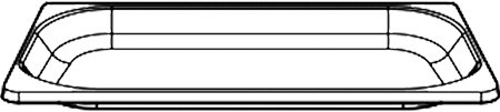 Противень для приготовления на пару GN 1/3, неперфорированный Kuppersbusch ZB 1005