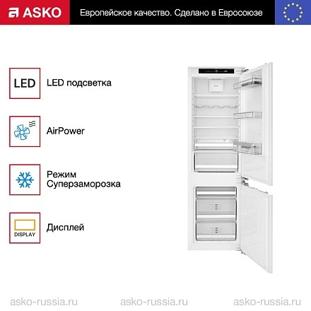 Холодильник Asko RFN31831i встраиваемый