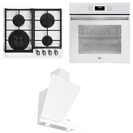 Комплект Teka (HBB 720 WHITE, GZC 64321 XBN WHITE, DVN 64030 TTC WHITE)