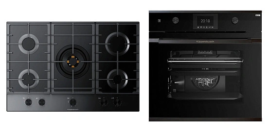 Комплект Kuppersbusch (BP 6381.0 S2 Black Chrome + KG 7850.0 SE-E5)