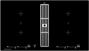 Варочная панель Kuppersbusch KMI 9800.0 SR Silver Chrome индукционная с вытяжкой