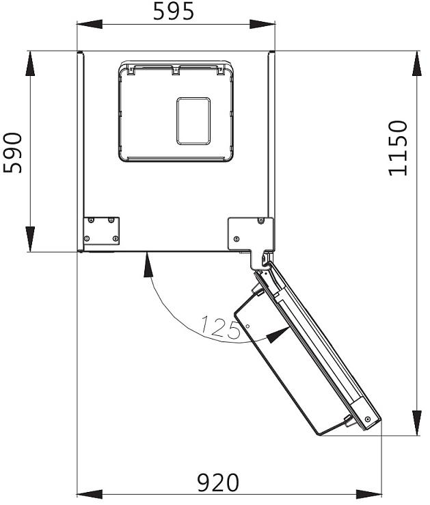 Холодильник Korting KNFC 62029 XN