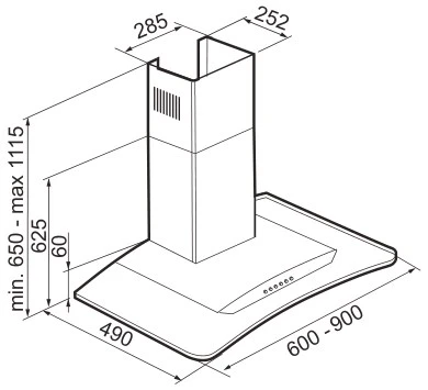 Вытяжка Korting KHC 9954 X