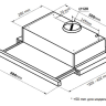 Вытяжка Korting KHP 6617 GW встраиваемая