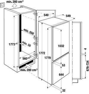 Холодильник Kuppersbusch FKG 8310.1i встраиваемый