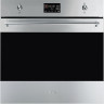 Комплект Smeg Classica нержавеющая сталь / черный (SIM3864MB, SO6302M2X)
